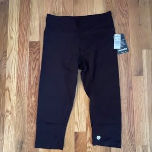 Marika Cropped Leggings Black Size Medium